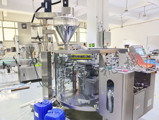 给袋式全自动粉剂包装机展示