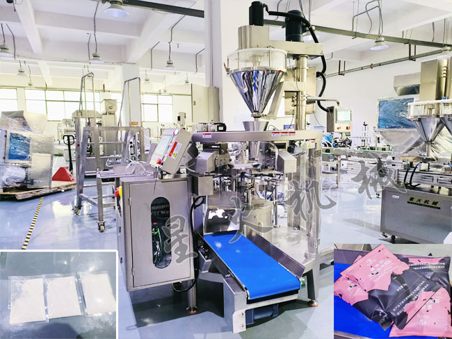 给袋式全自动粉剂包装机包装效果展示